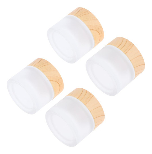 4 Piezas Botella De Maquillaje Recipientes De Crema Envase