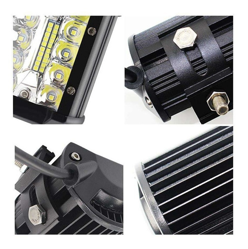 Faro Auxiliar Proyector Barra 40 Led Spot + Flood 120w Auto