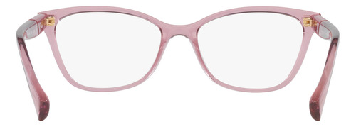 Armação Óculos De Grau Ralph Ralph Lauren Ra7175l 6223 52 Cor Rosa Translúcido/cereja