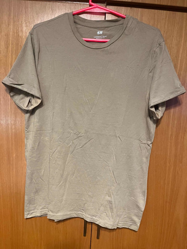 Impecable Remera De Hombre H&m Talle M Color Beige