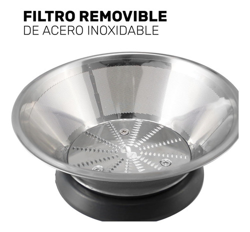 Extractor De Jugos 2vel. Acero Inox. Taurus Liquafruit 2000
