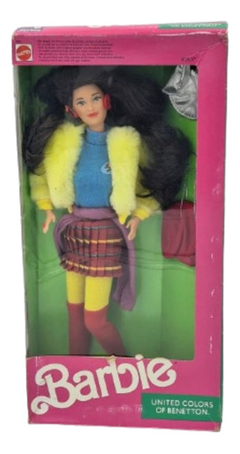 Barbie Kira Benetton Oriental 1990 Antiga 80 90 United Color
