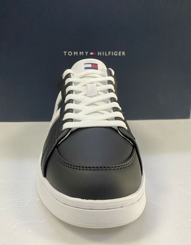 Tenis Tommy Hilfiger Jolix Negro Con Blanco Para Caballero