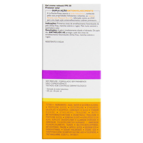Imagem 2 de 2 de Protetor Solar AE FPS 50 La Roche-Posay Anthelios Caixa 50g
