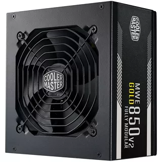 Fuente Poder Cooler Master Mwe Gold 850 V2 80 Plus Modular Color Negro