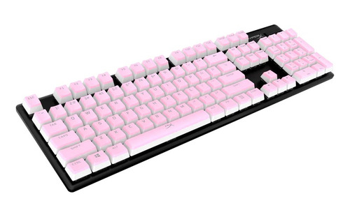 Imagen 5 de 6 de Teclas Pudding Keycaps Rosa Rgb Español Hyperx Base Blanca