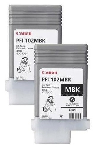 Canon Pfi102 Negro Paquete De 2