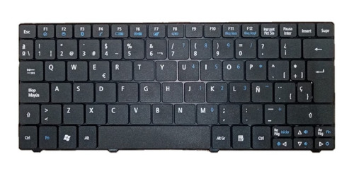 Teclado Acer Za3 751  721  722 Original Sp Negro