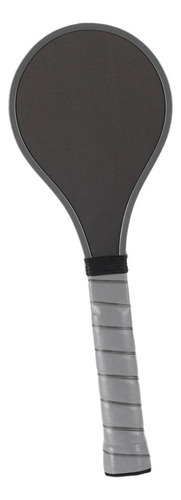 Raqueta De Pickleball De Fibra De Carbono Con Gris Plateado
