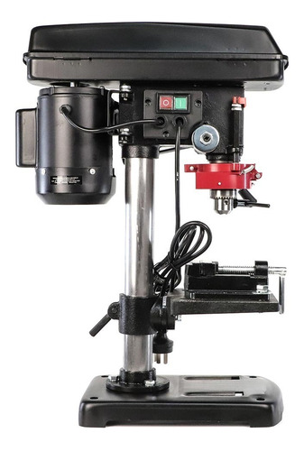 Imagen 10 de 10 de Taladro De Banco 13mm 350w C/ Morsa + Guarda Kushiro Tbk13