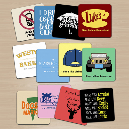 Porta Copos Geek - Gilmore Girls - C/ 12 Und