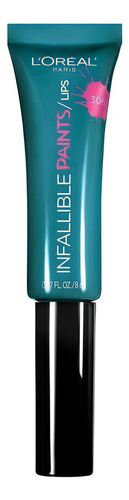 Batom L'Oréal Paris Infallible Paints Infallible cor 306 domineering teal vinilico