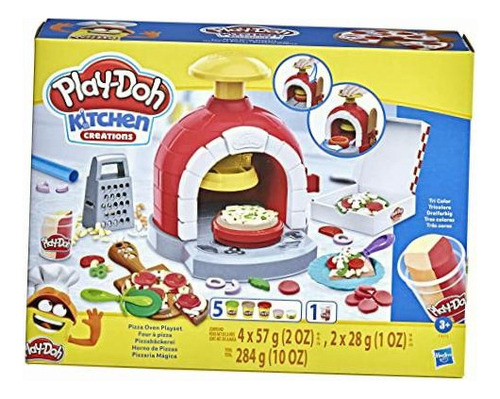 Masa Play Doh Kitchen Creations Horno De Pizzas Color Multicolor