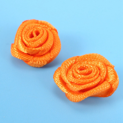 Rosetones Hechos A Mano Con Forma De Rosa Satinada, 400 Unid