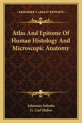 Libro Atlas And Epitome Of Human Histology And Microscopi...