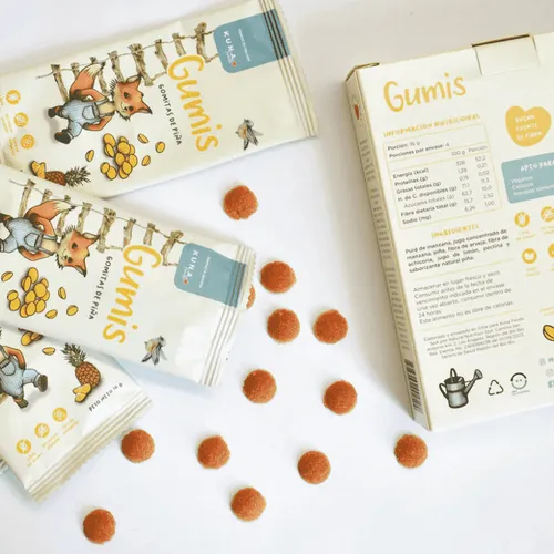 Kuna Foods Gumis Sabor Piña 64 G
