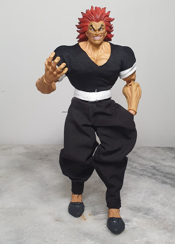 Figure Action Hanma Yuujiro The Ogre Storm Bootleg 18cm