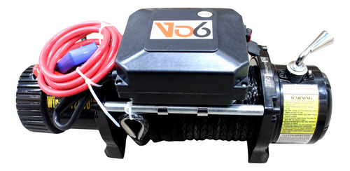 Guincho Eletrico 12v 12000 Lbs Cabo Nylon 25m C/ Guia Vo6