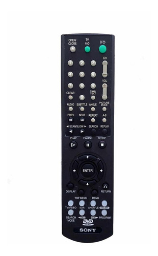 Control Para Reproductor Dvd Sony