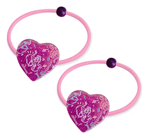 Set De 2 Ligas Para El Cabello Disney Princesas Ariel Minnie