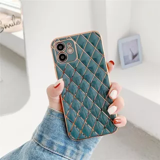 Funda Chapada En Oro 3d Diamond Bling Para iPhone 13 11 12 P