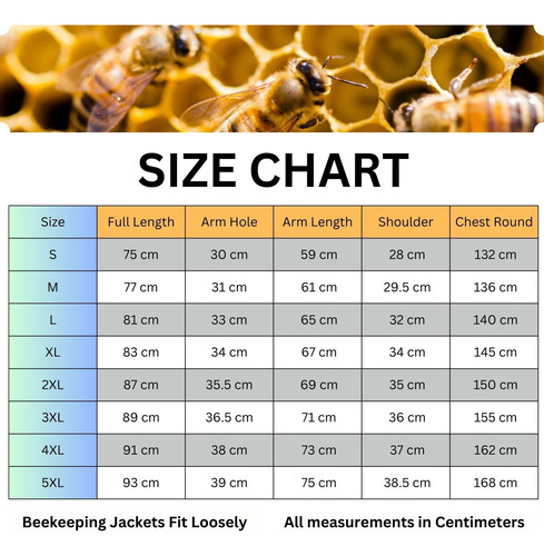 Chaqueta Bee Proof Para Apicultura, Talle L, Color Blanco