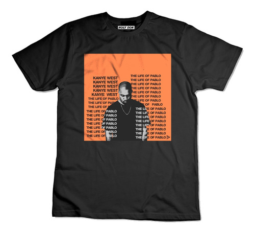 Playera The Life Of Pablo 3 Caballero Dama Negra Blanca