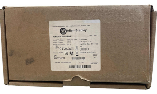 Allen Bradley 2097-v32pr0 Kinetix 300 Drive  Serie A.