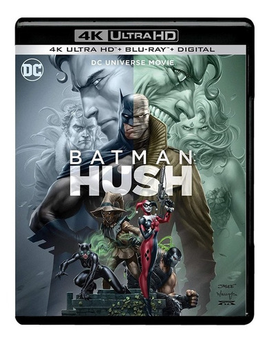 Batman Hush Dc Comics Pelicula 4k Ultra Hd + Blu-ray