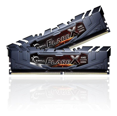 Memoria Ram 16gb G.skill Flare X Series (2 X 8gb) 288-pin Ddr4 Sdram Ddr4 3200 (pc4 25600) Amd X370 Modelo F4-3200c14d-1