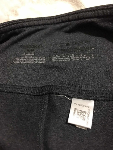 Reebok Leggins Para Dama Talla M Color Gris (Usado)