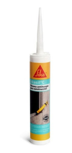 Sellador De Silicona Sikasil C - - 280cc Color Blanco