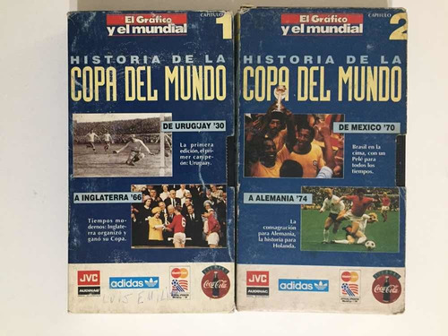 Lote 2 Vhs Historia De La Copa Del Mundo 1-2. El Gráfico