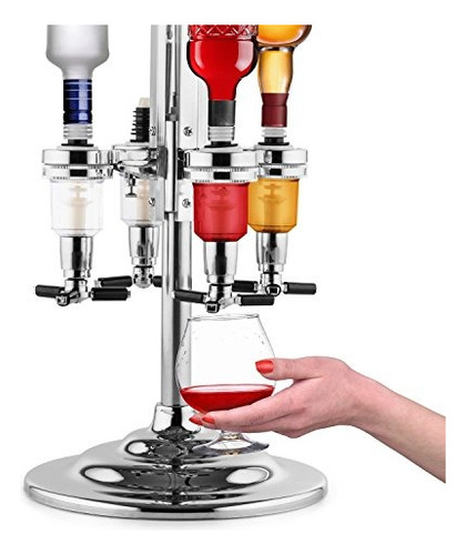 Dosador De Bebidas Com 4 Garrafas Bar Butler Dispenser