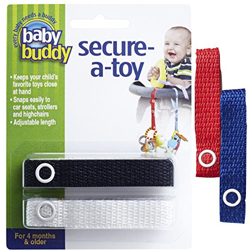 Baby Buddy 4 Piezas Seguro-un-juguete, Real / Rojo / Blanco 