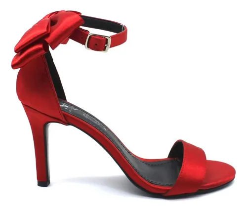 Tacones rojos abiertos outlet
