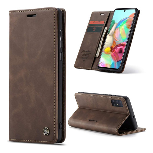 Funda Galaxy A31 Kowauri Wallet Coffe