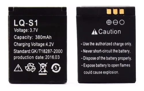 Bateria para smartwatch v8 sale