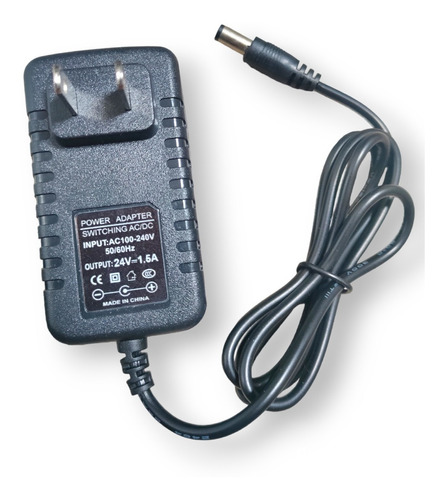 Cargador Adaptador Transformador 24v 1.5a Universal Voltios