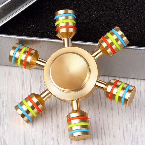 Hand Spinner Fidget Metal Cobre Profesional !!