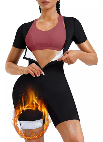 Traje De Sauna Para Mujer Moldeadora Sudoración Adelgazar