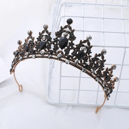 Tiara Corona Color Negro