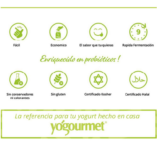 Iniciador De Yogurt Con Probióticos Para Yogurtera