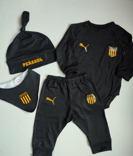 Conjunto Bebe Peñarol Recién Nacido 