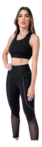 Calza Legging Romance C/ Transparencia