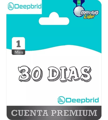 Deepbrid 1 Mes 84 Cuentas Premium Uploaded, No Realdebrid