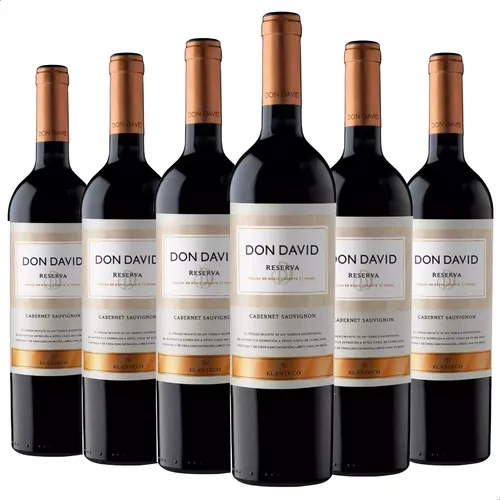 Vino Tinto Don David Reserva Cabernet Sauvignon - Caja X6