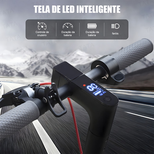 Patinete Scooter Elétrico Até 45km Rápido Com Freio A Disco