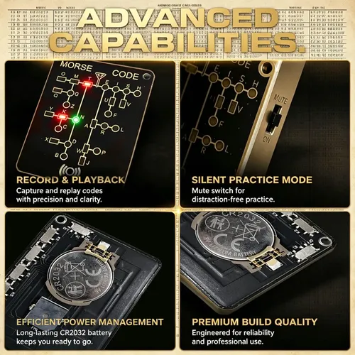 Pvc Card Hs Code Morse Code Trainer Card Pro, Interactive Led & Audio | MercadoLivre