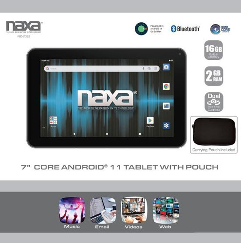 Naxa Nid-7022 Tablet Android 11 Con Pantalla Hd Tn De 7 Y F